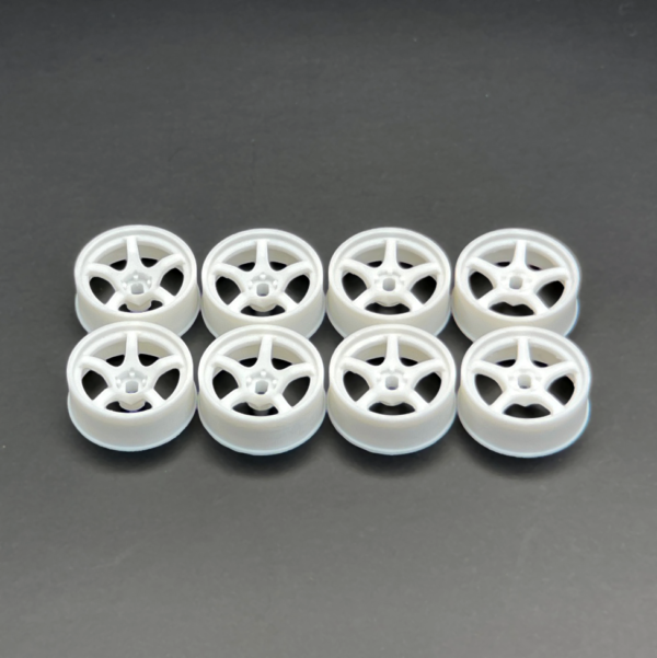 DDL-WR001W-N DDLABO 5Spoke wheel white (Narrow Set) / DDLABO 5本スポークホイール白（ナローセット） - Image 2