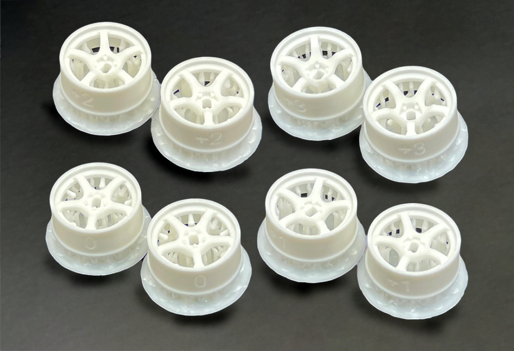 DDL-WR001W-N DDLABO 5Spoke wheel white (Narrow Set) / DDLABO 5本スポークホイール白(ナローセット)