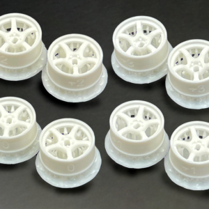 DDL-WR001W-N DDLABO 5Spoke wheel white (Narrow Set) / DDLABO 5本スポークホイール白（ナローセット）