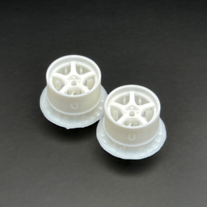 DDL-WR001W-W0 DDLABO 5Spoke wheel white - Wide 0mm (2pcs) / DDLABO 5本スポークホイール白　ワイド0ｍｍ (2pcs)