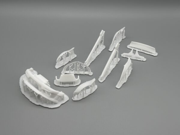 DDL-AR002 Widebody kit V1 for MZN229 MINI-Z S15 Silvia / ワイドボディキットV1　MZN229 MINI-Z S15 シルビア用 - Image 2