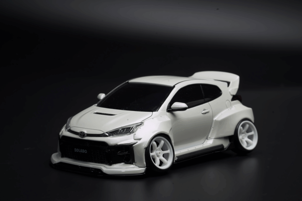 DDL-AR003 DDLABO Widebody kit V1 for MZN218 MINI-Z GR Yaris / DDLABO ワイドボディキットV1 MZN218 MINI-Z GRヤリス用