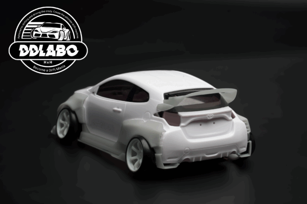 DDL-AR003 DDLABO Widebody kit V1 for MZN218 MINI-Z GR Yaris / DDLABO ワイドボディキットV1　MZN218 MINI-Z GRヤリス用 - Image 4