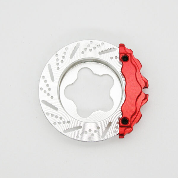 ESGRC-AC001S/R Steering Wheel Silver-Red / ステアリングホイール シルバー・レッド - Image 3