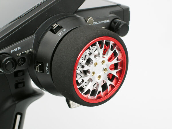 ESGRC-AC001S/R Steering Wheel Silver-Red / ステアリングホイール シルバー・レッド - Image 4