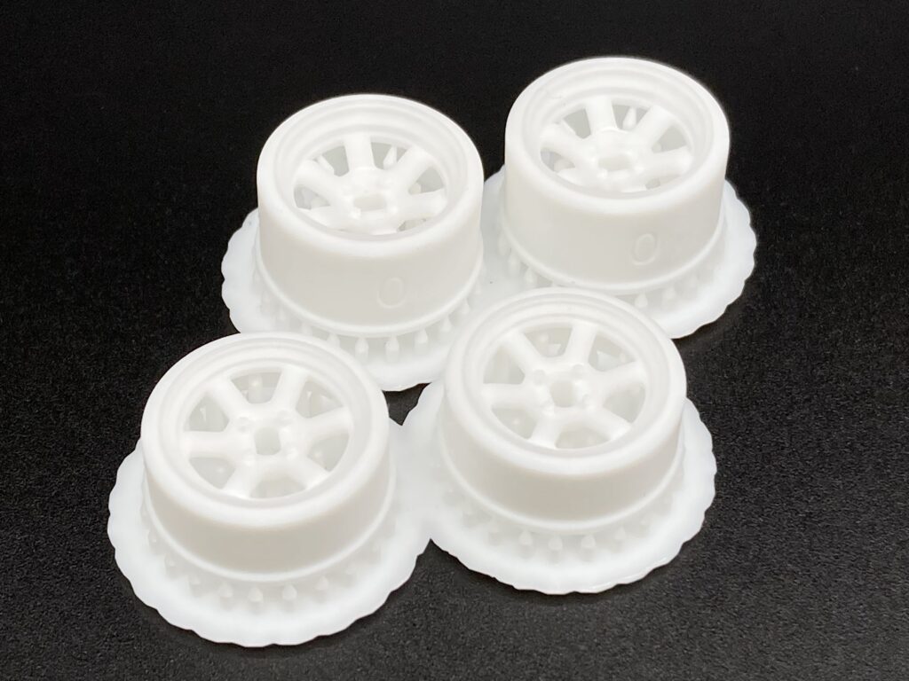 DDL-WR003W DDLABO 6Spoke wheel white - Small Diameter Rim (Narrow / Wide set) / DDLABO 6本スポークホイール白 小径リム (ナロー / ワイドセット)