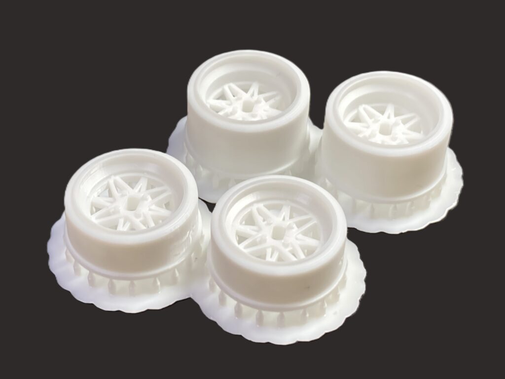 DDL-WR004W DDLABO 8Spoke wheel white - Small Diameter Rim (Narrow / Wide set) / DDLABO 8本スポークホイール白 小径リム (ナロー / ワイドセット)