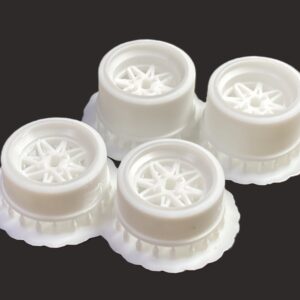 DDL-WR004W DDLABO 8Spoke wheel white - Small Diameter Rim  (Narrow / Wide set)     / DDLABO 8本スポークホイール白　小径リム  (ナロー / ワイドセット)