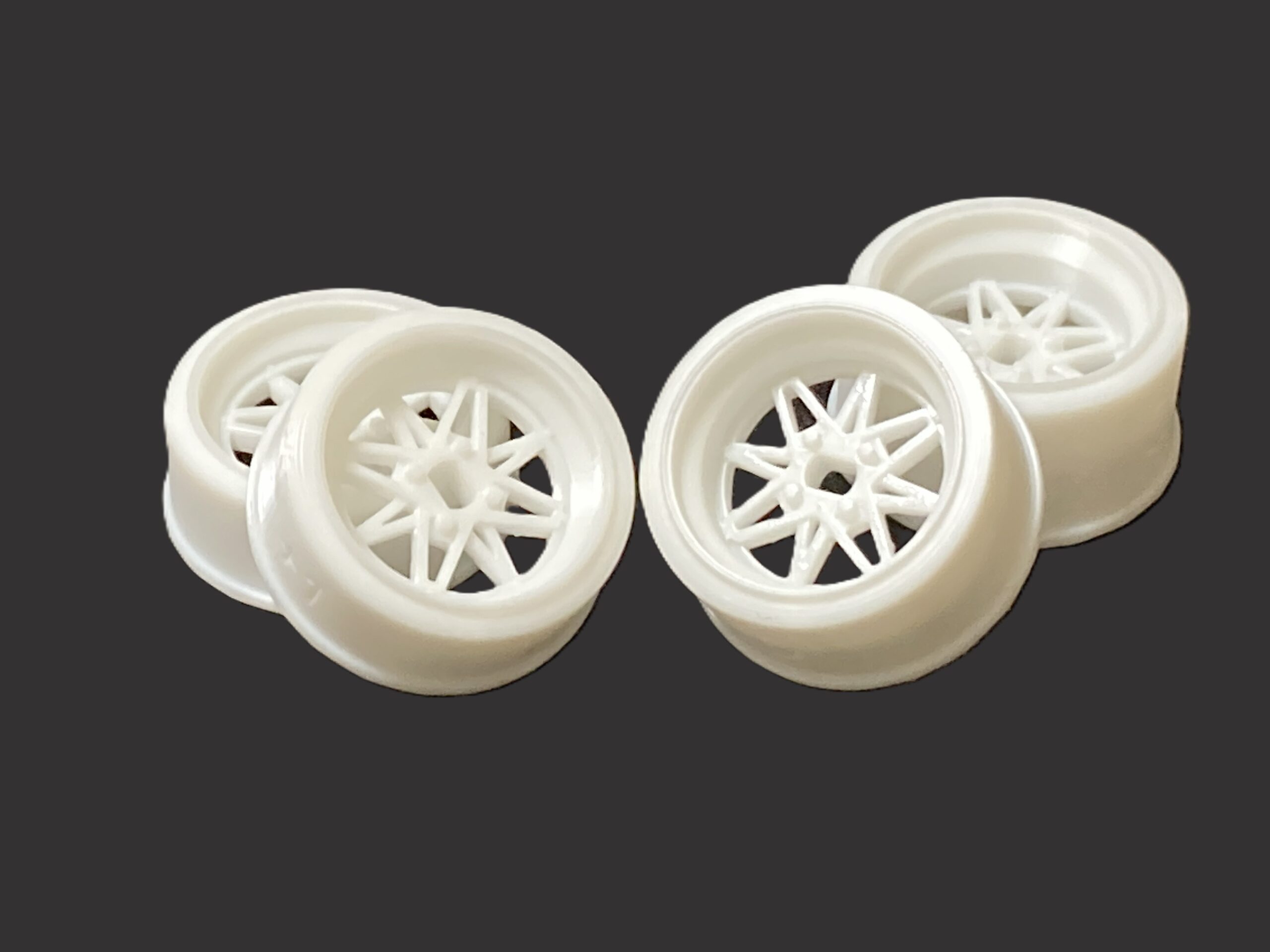DDL-WR004W DDLABO 8Spoke wheel white - Small Diameter Rim  (Narrow / Wide set)     / DDLABO 8本スポークホイール白 小径リム  (ナロー / ワイドセット) - Image 2