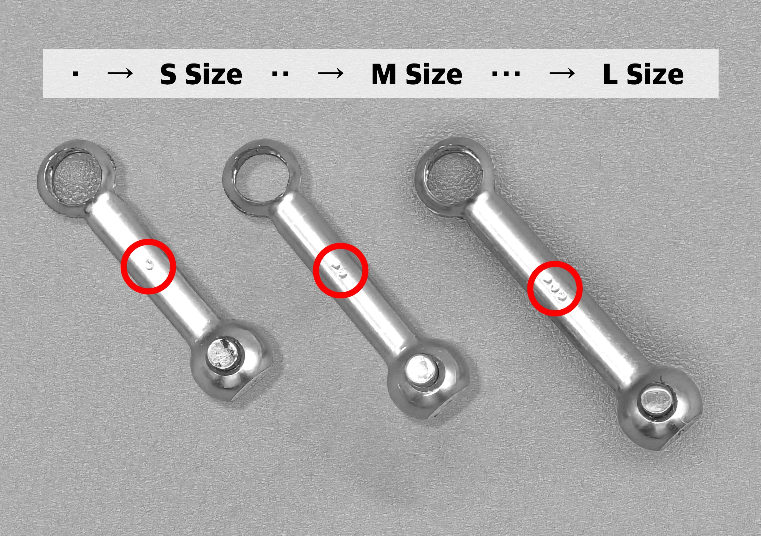 MRD-025-M Swing Shaft M (2 pcs) / スイングシャフト M (2個) - Image 2