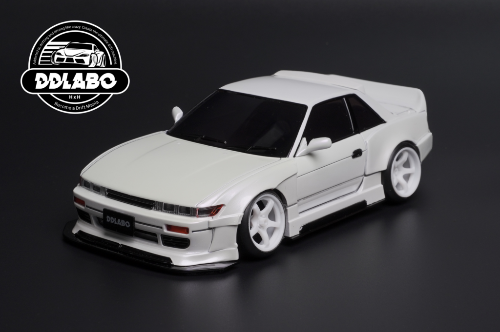 DDL-AR004 DDLABO Widebody kit V1 for MZN178 MINI-Z S13 Silvia / DDLABO ワイドボディキットV1 MZN178 MINI-Z S13シルビア用