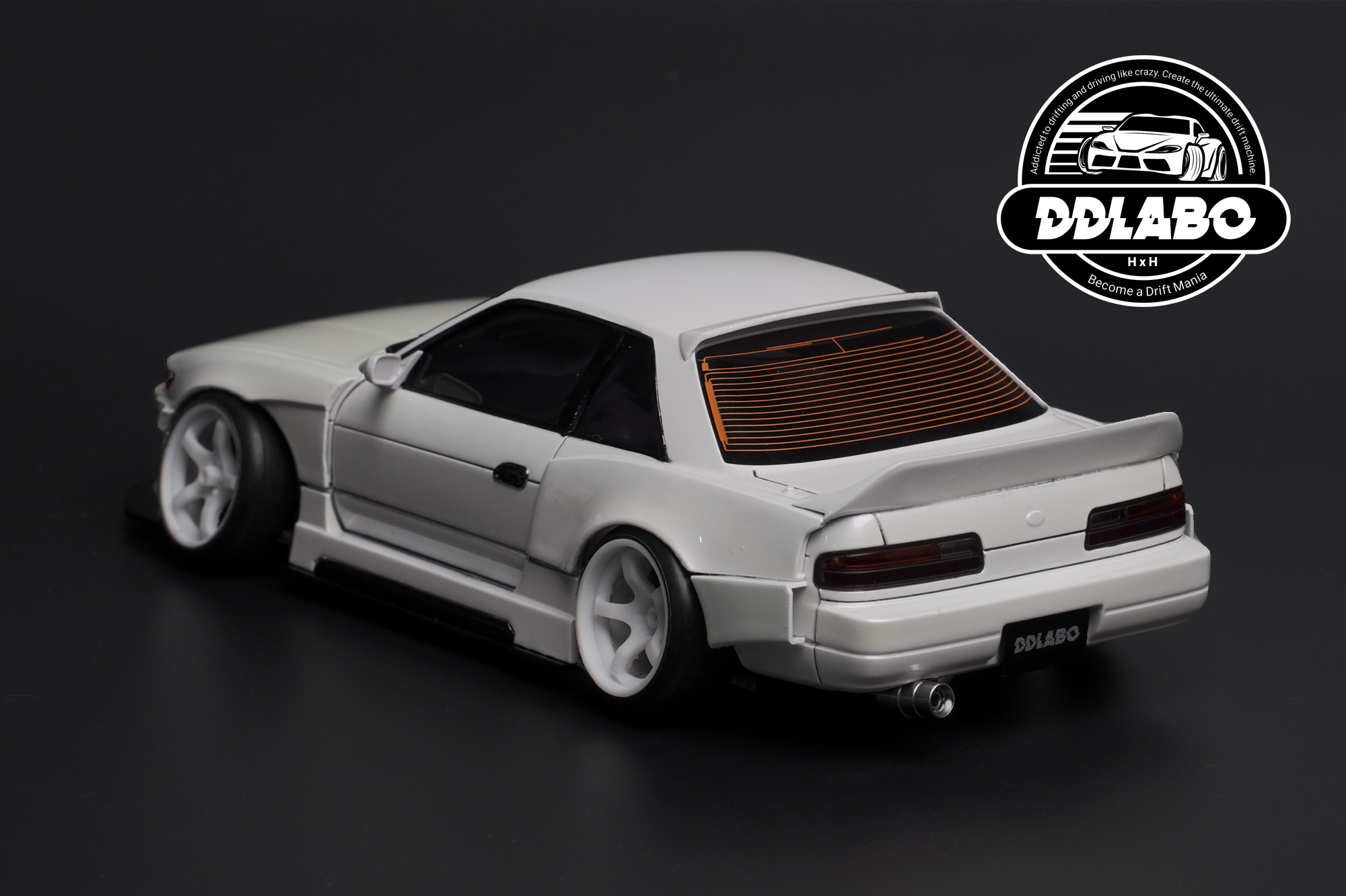 DDL-AR004 DDLABO Widebody kit V1 for MZN178 MINI-Z S13 Silvia / DDLABO ワイドボディキットV1 MZN178 MINI-Z S13シルビア用 - Image 8