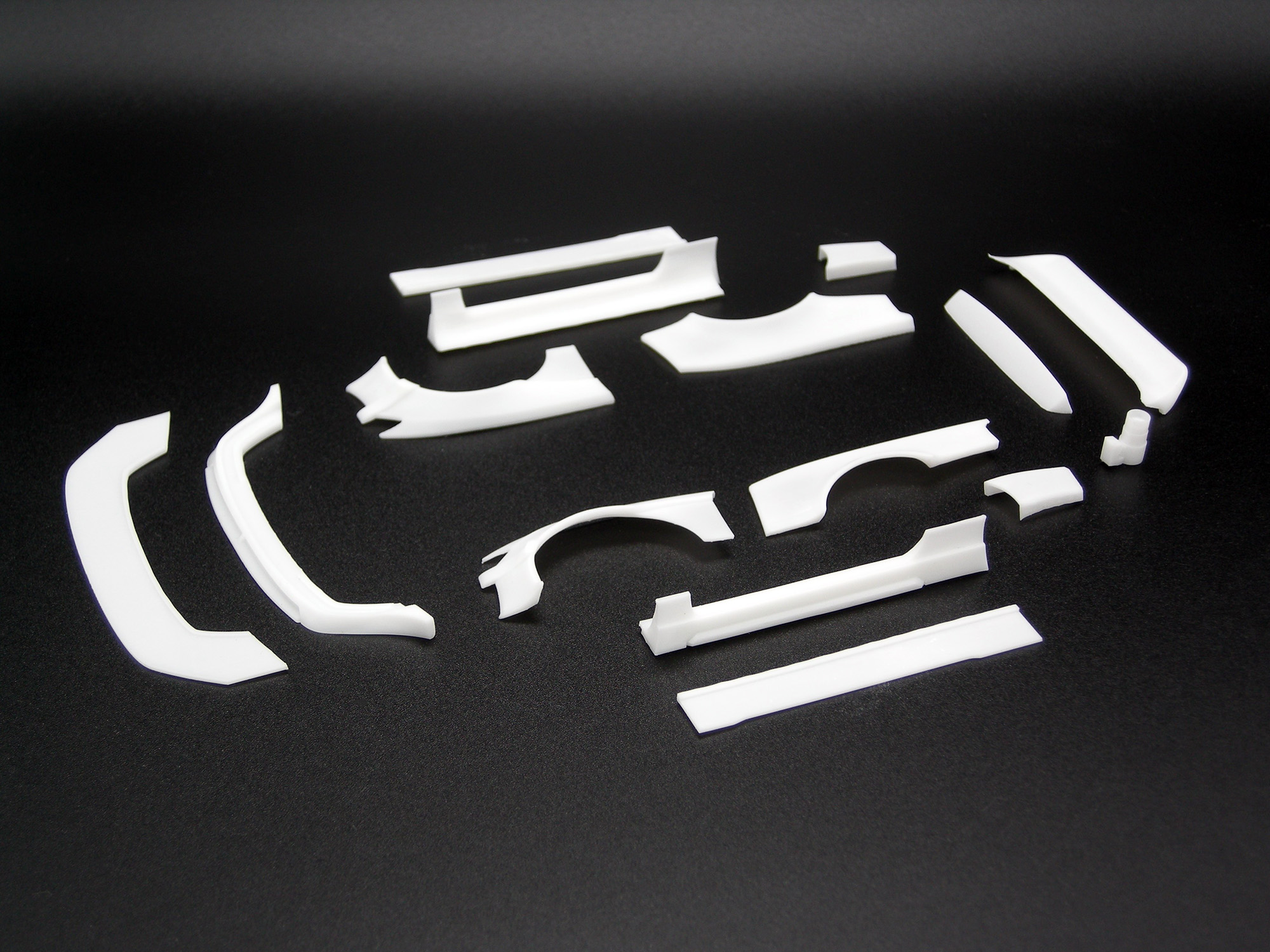 DDL-AR004 DDLABO Widebody kit V1 for MZN178 MINI-Z S13 Silvia / DDLABO ワイドボディキットV1 MZN178 MINI-Z S13シルビア用 - Image 2