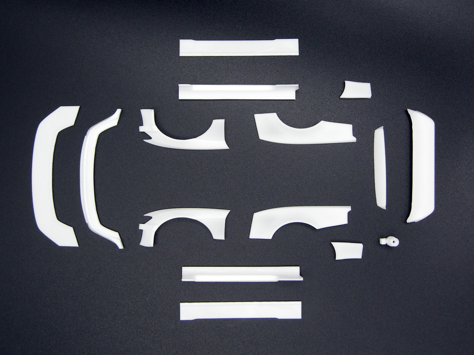 DDL-AR004 DDLABO Widebody kit V1 for MZN178 MINI-Z S13 Silvia / DDLABO ワイドボディキットV1 MZN178 MINI-Z S13シルビア用 - Image 3