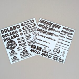 【Exclusive to MRD Online Community Members / MRDオンラインコミュニティメンバー限定】ESGRC-DE001BK Collaboration Water-Slide Decal – Black / 水転写コラボレーションデカール (ブラック)