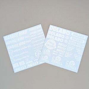 【Exclusive to MRD Online Community Members / MRDオンラインコミュニティメンバー限定】ESGRC-DE001WH Collaboration Water-Slide Decal – White / 水転写コラボレーションデカール (ホワイト)