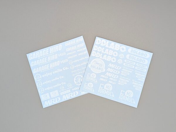 【Exclusive to MRD Online Community Members / MRDオンラインコミュニティメンバー限定】ESGRC-DE001WH Collaboration Water-Slide Decal – White / 水転写コラボレーションデカール (ホワイト)